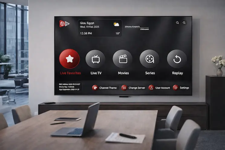IBO Player setup guide activation screen on smart TV